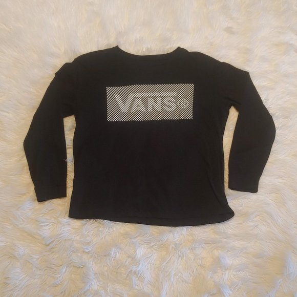 Vans Other - Black Long Sleeve Vans Decal Tee Size XL